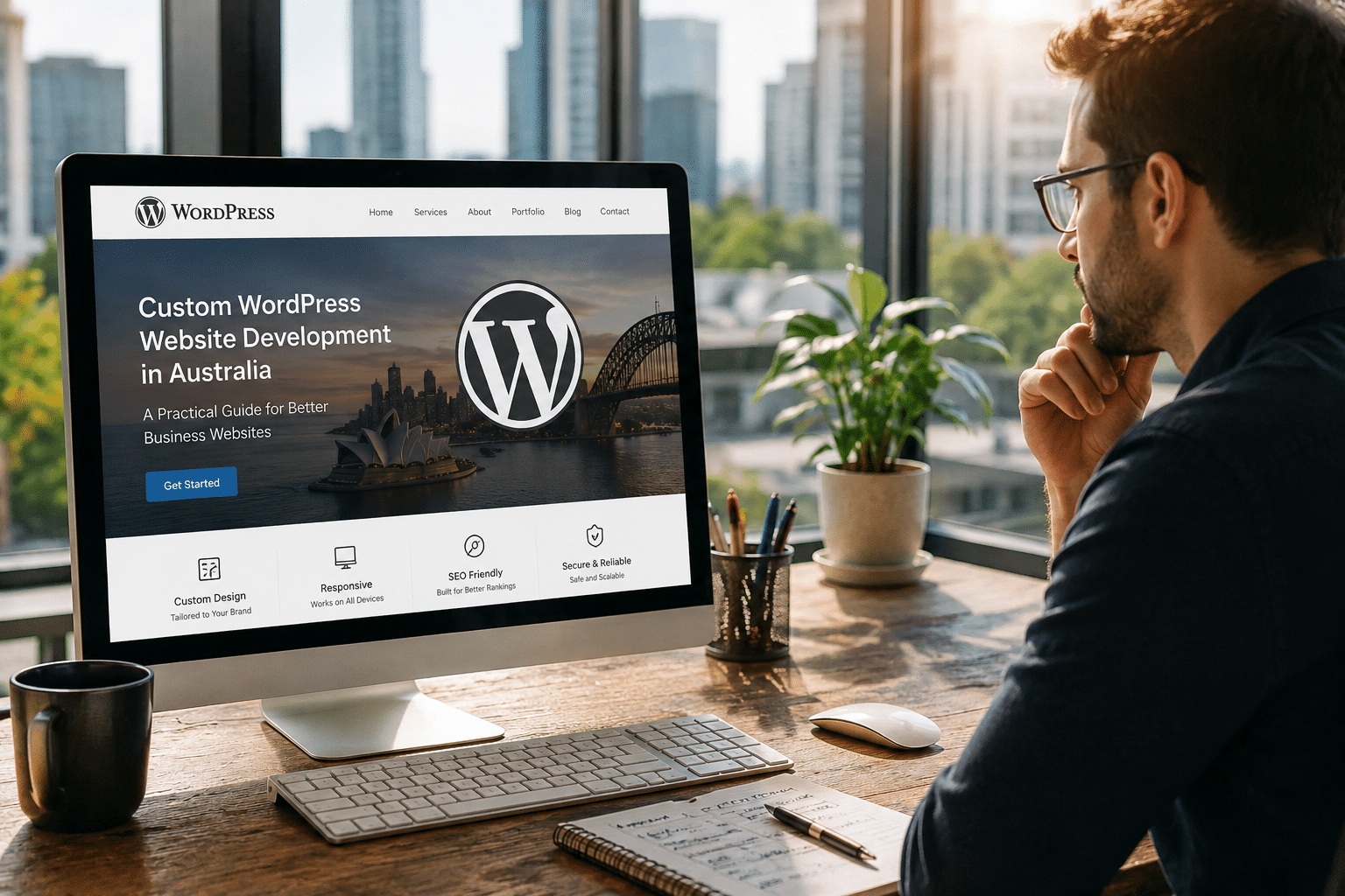 custom wordpress website development