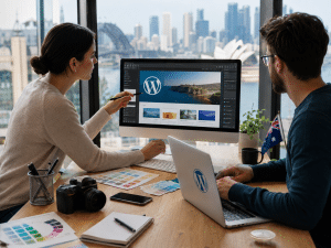 develop website with wordpress