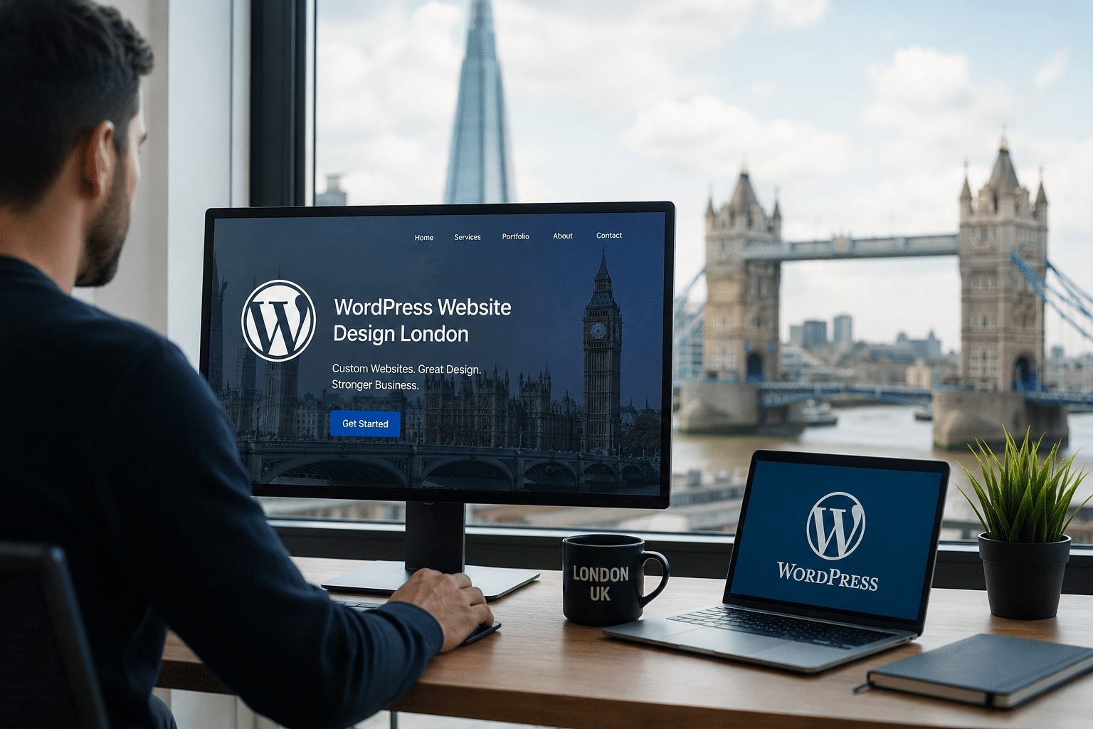 wordpress website design london